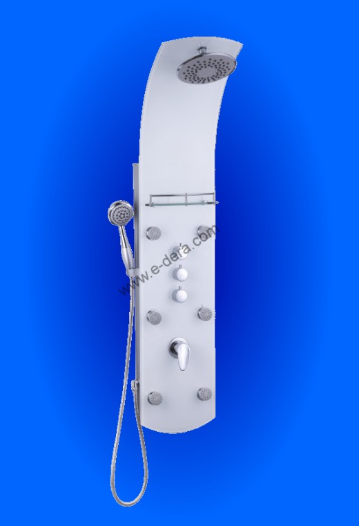 Sprchovací masážny panel KARIBIK  WHITE 